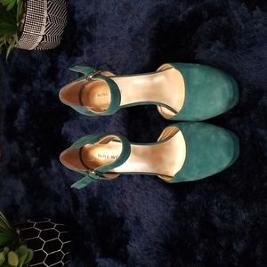 Nine West Teal Platforms